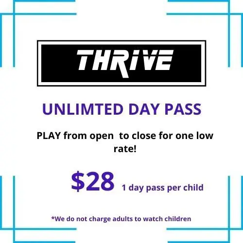 A picture of a thrive unlimited day pass.